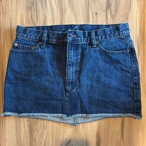 Denim Mini Skirt
